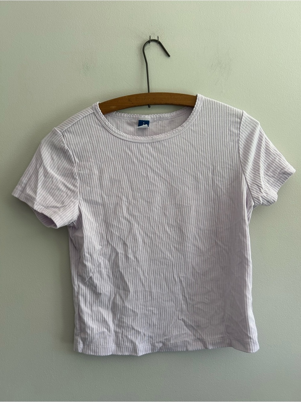 Old navy small light purple Ribbed Crewneck Tshirt